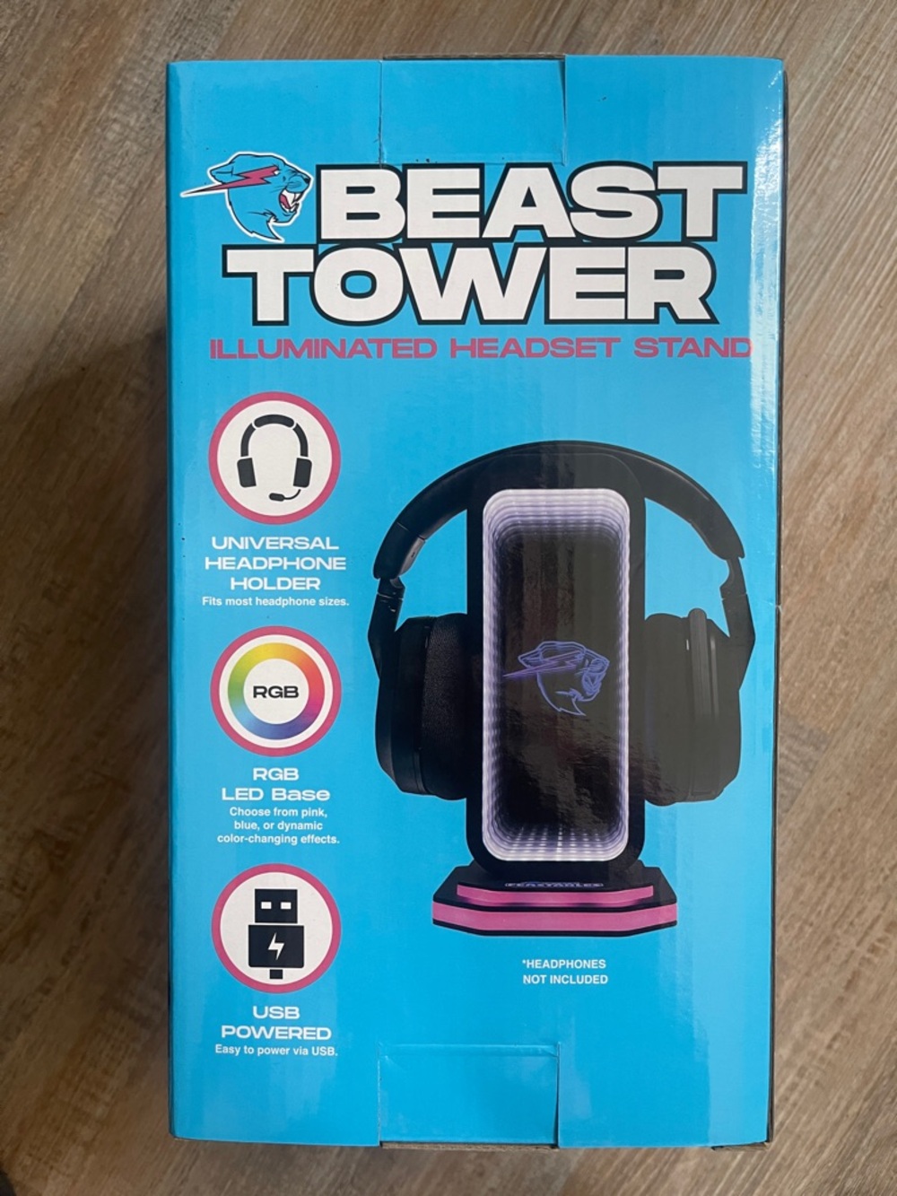 Illuminated Headset Stand - Blue